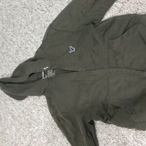 American Eagle Outfitters brown zip up